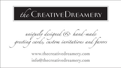the Creative Dreamery business card